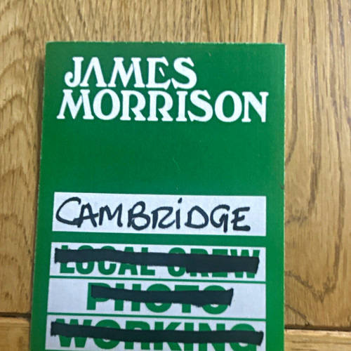 James morrison cambridge - morrison,